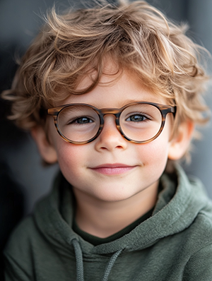 Foto kind met kinderbril